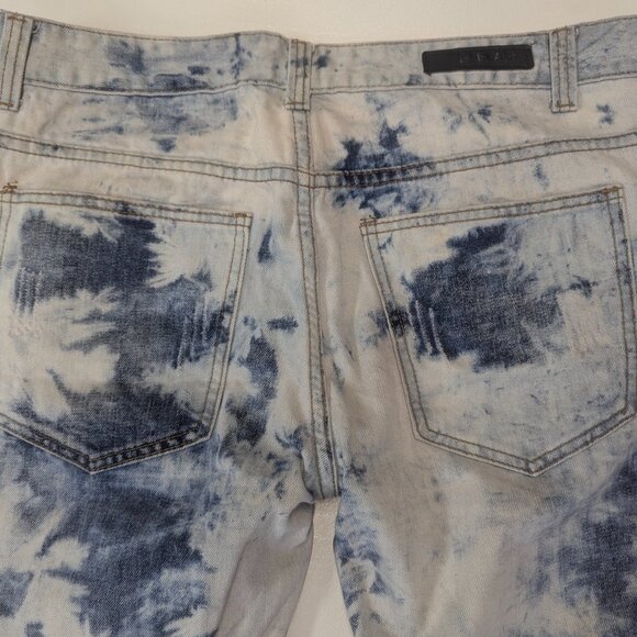 CJ Black Premium Jeans Slim Distressed Men's Size 34x32 Acid Wash - Picture 3 of 16